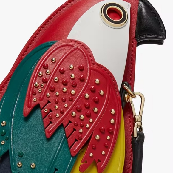 NWT Kate Spade Rio 3D Parrot Crossbody - Picture 3 of 6